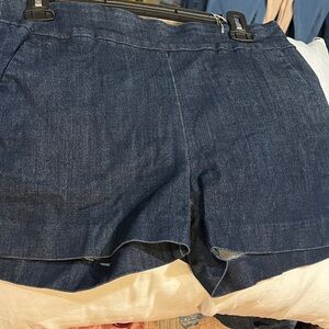 Classic Blue Denim Jean Shorts